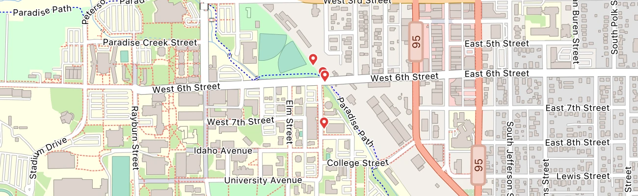Map of photo locations