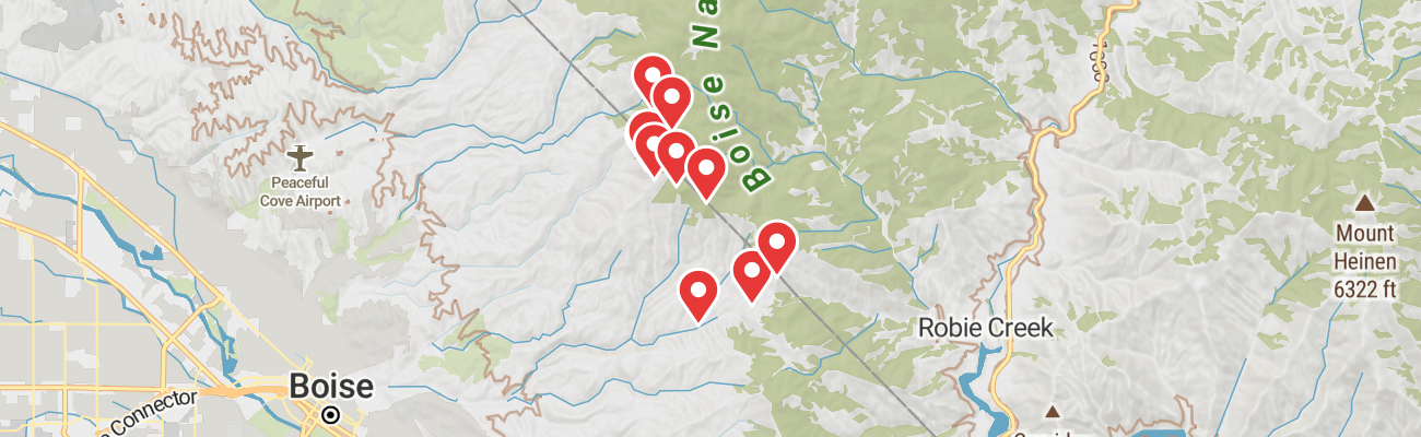 Map of photo locations