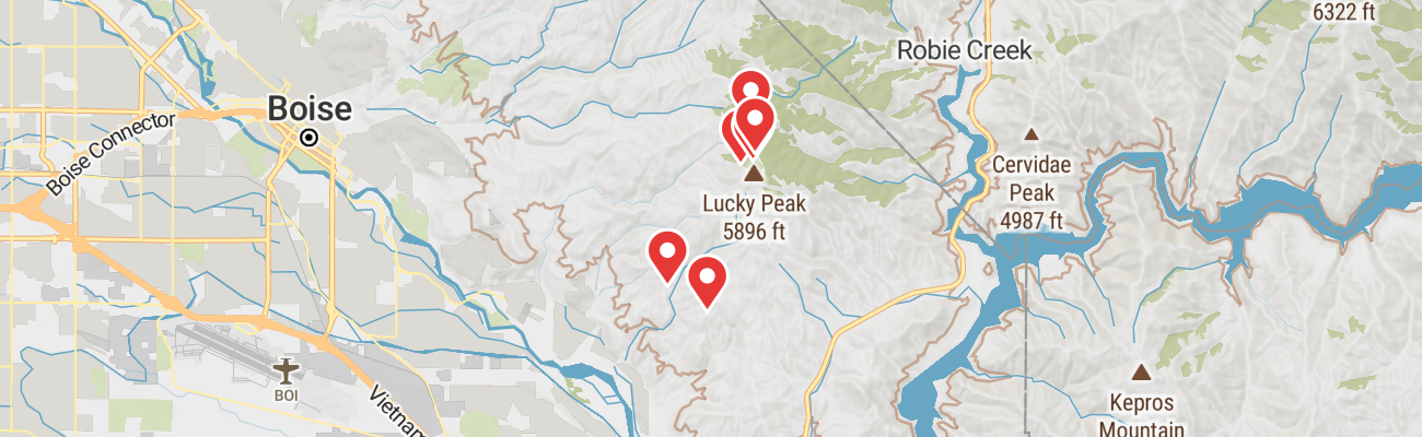 Map of photo locations