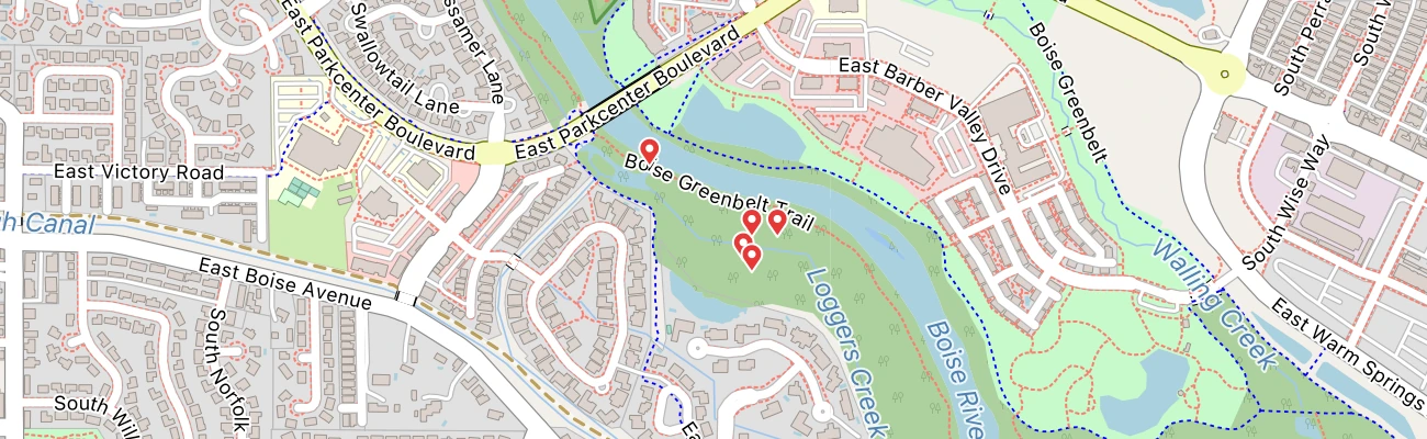 Map of photo locations