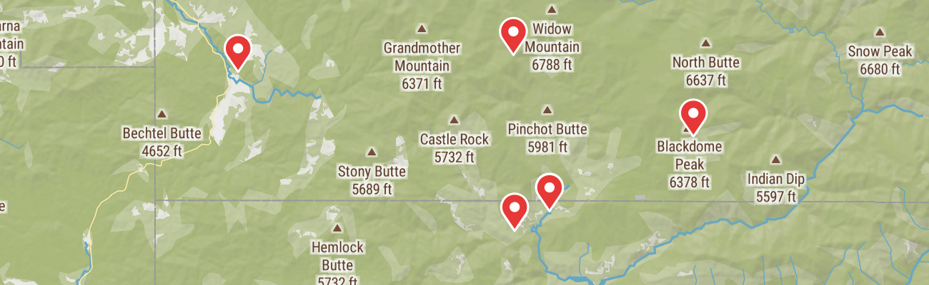 Map of photo locations