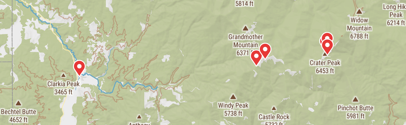 Map of photo locations
