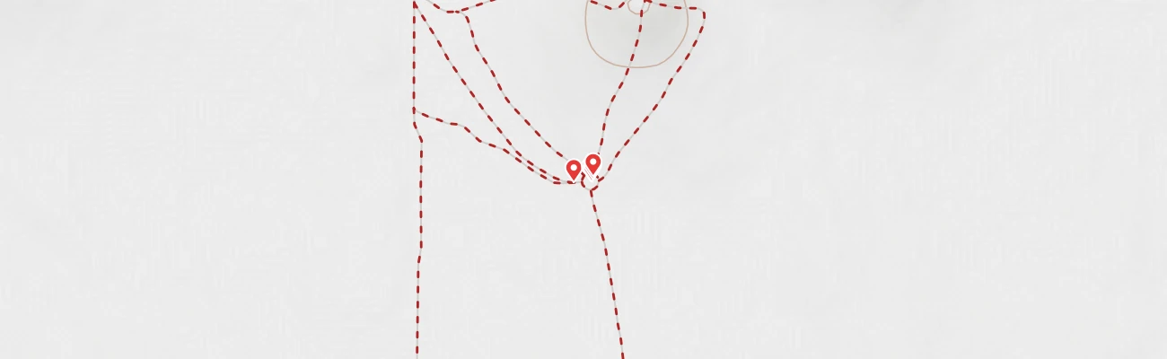 Map of photo locations