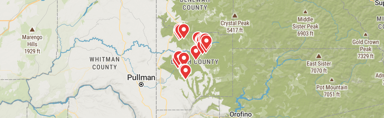 Map of photo locations