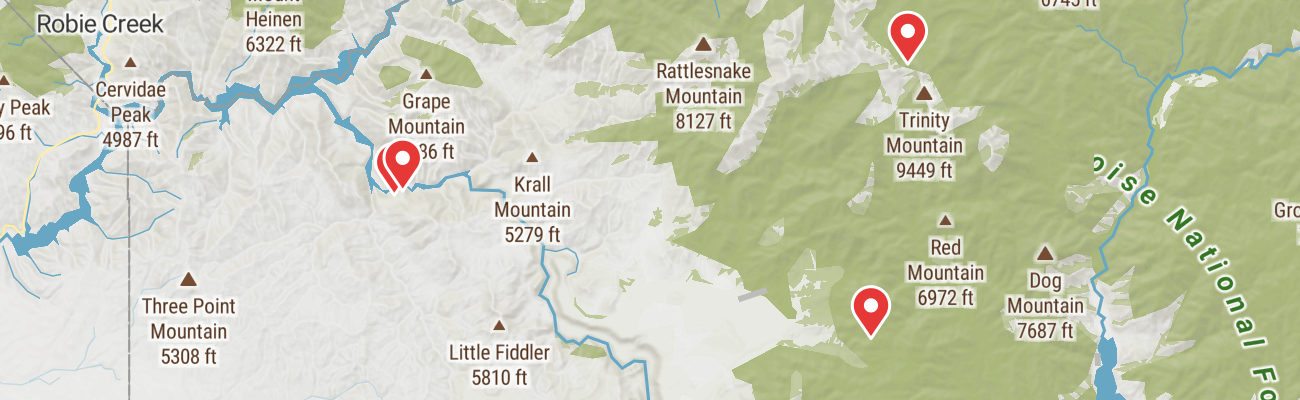 Map of photo locations