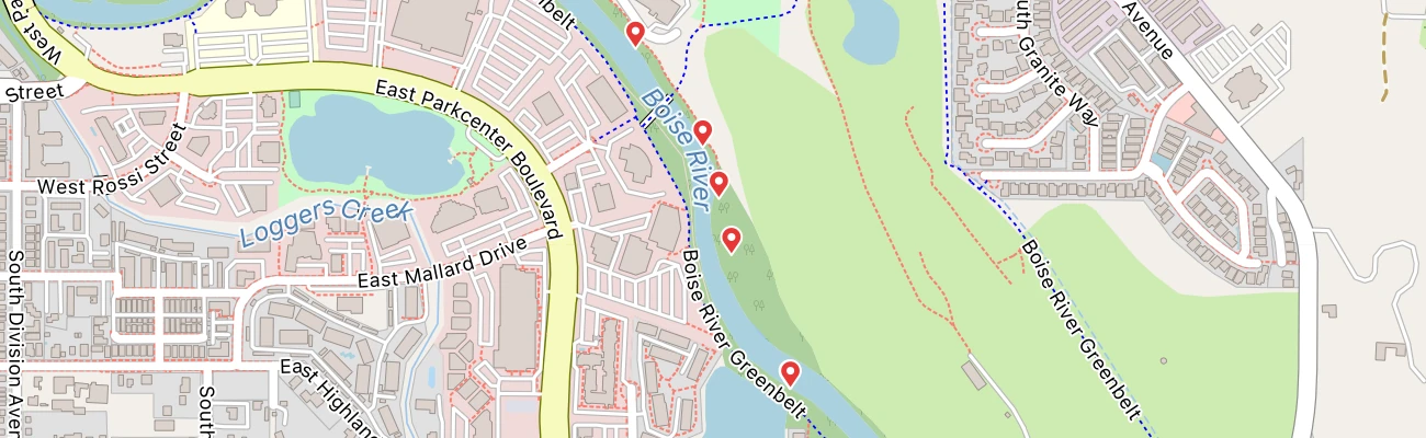 Map of photo locations
