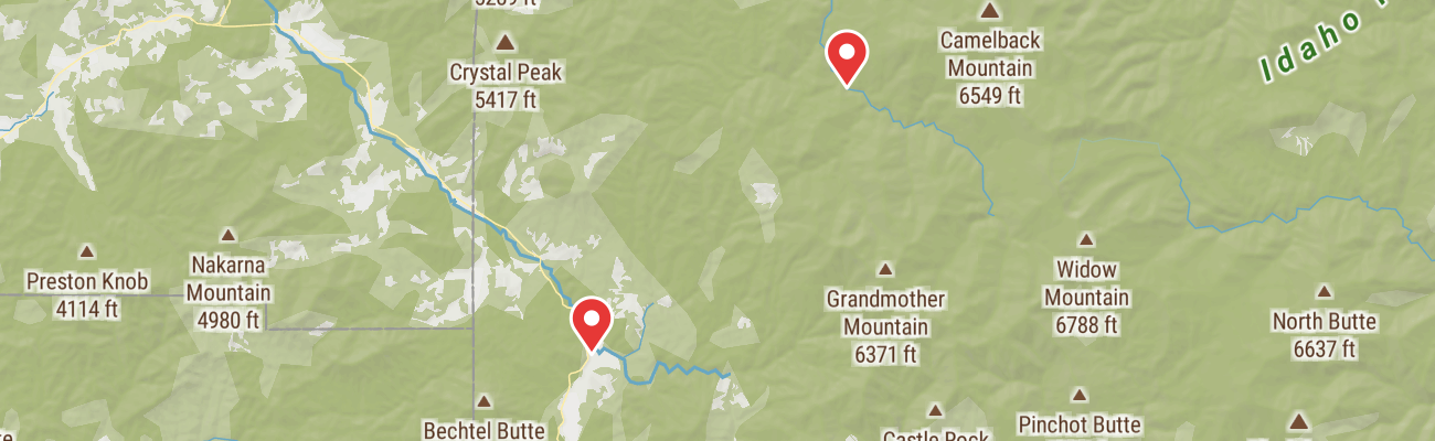 Map of photo locations