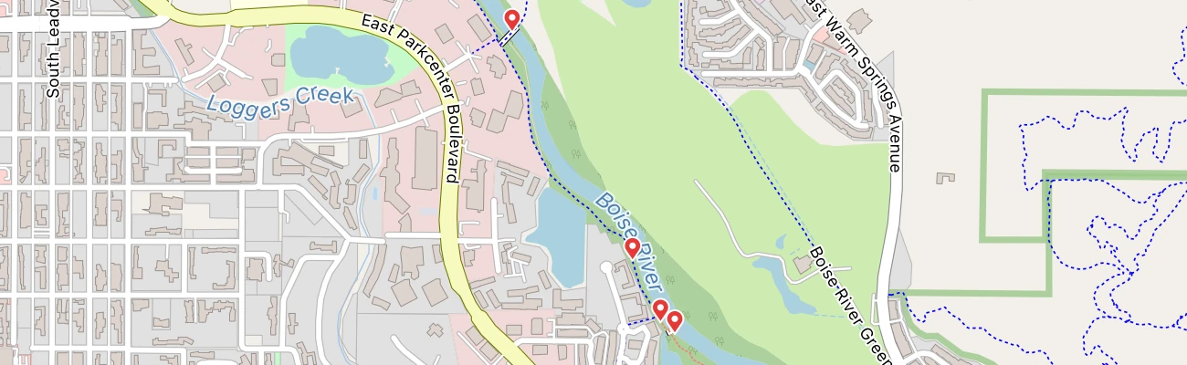 Map of photo locations