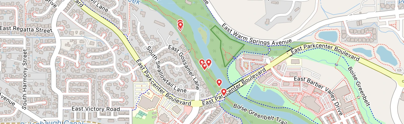 Map of photo locations