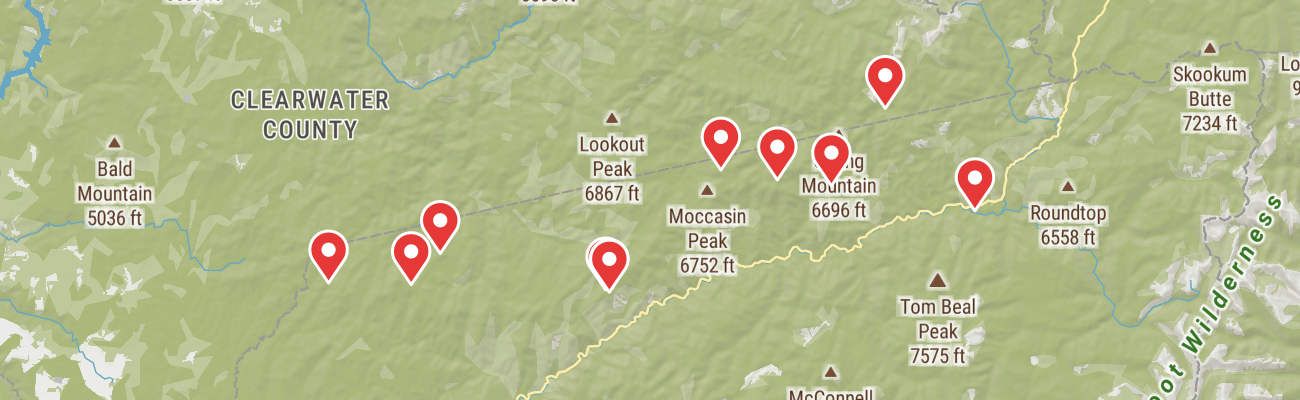 Map of photo locations