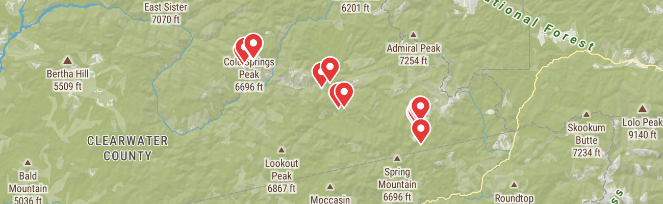 Map of photo locations
