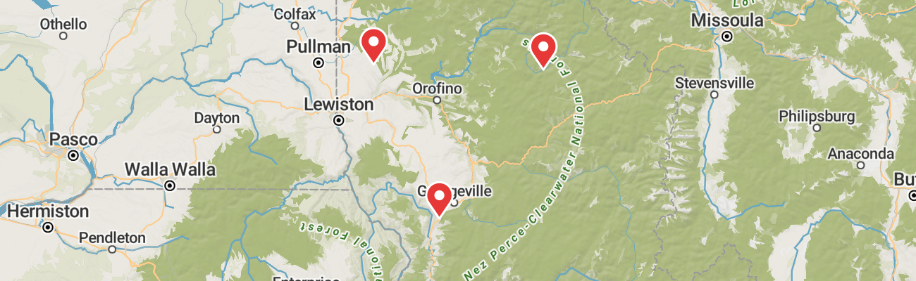 Map of photo locations