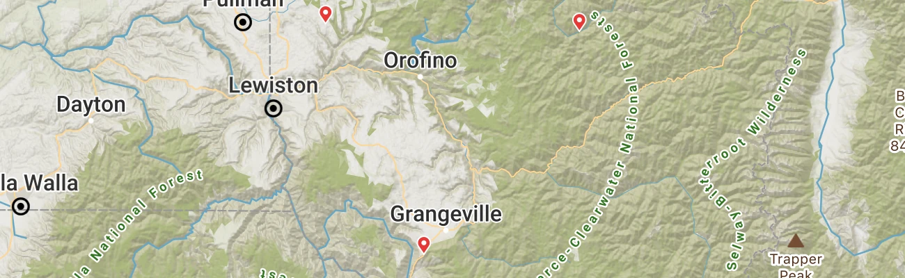 Map of photo locations