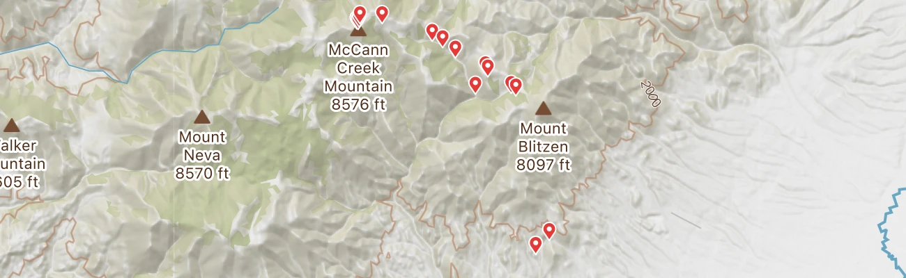 Map of photo locations