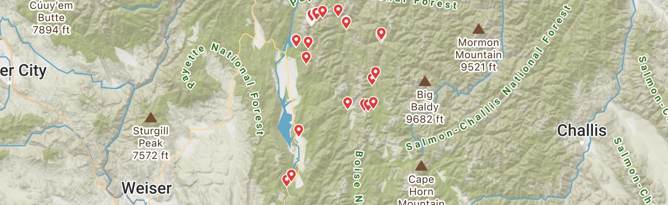 Map of photo locations
