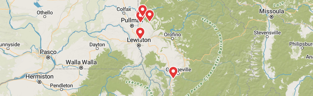 Map of photo locations
