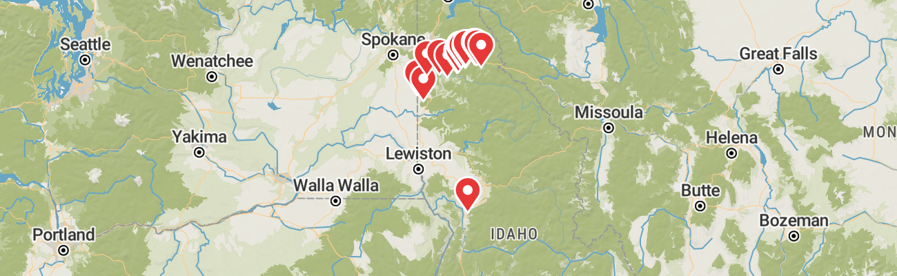 Map of photo locations
