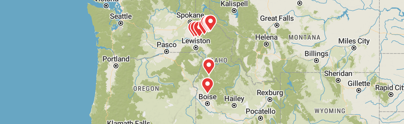 Map of photo locations