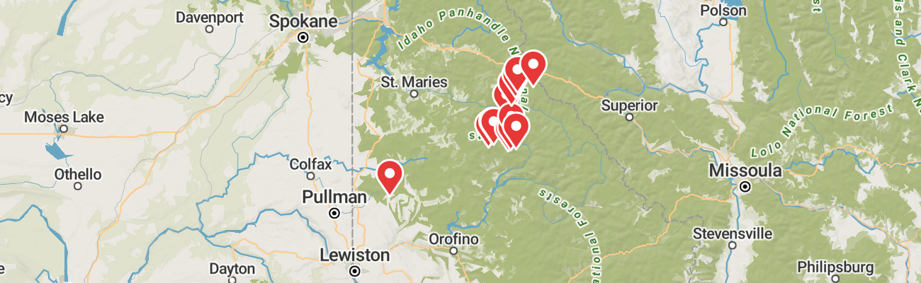 Map of photo locations
