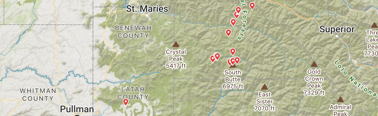 Map of photo locations