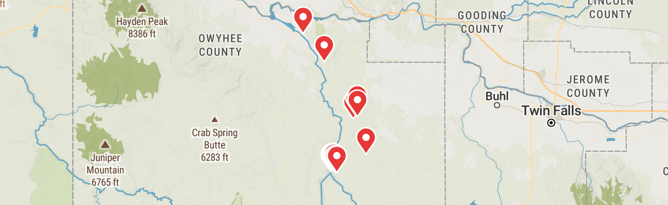 Map of photo locations