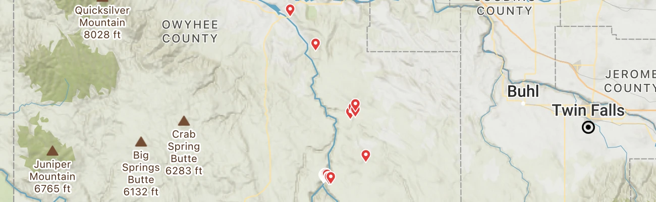 Map of photo locations