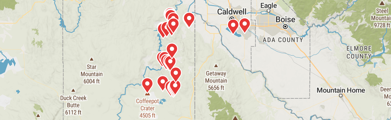 Map of photo locations