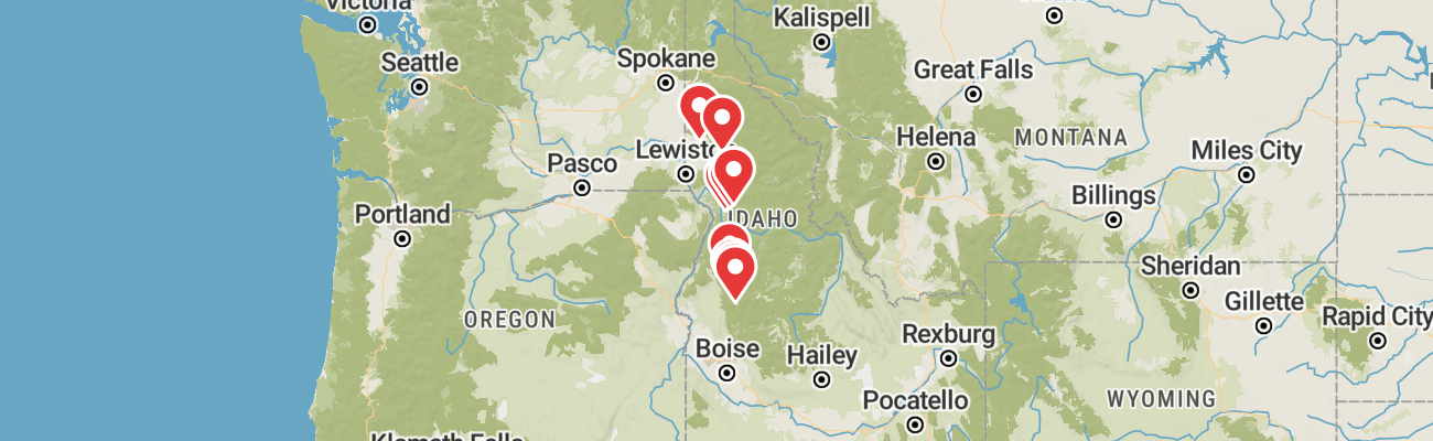 Map of photo locations