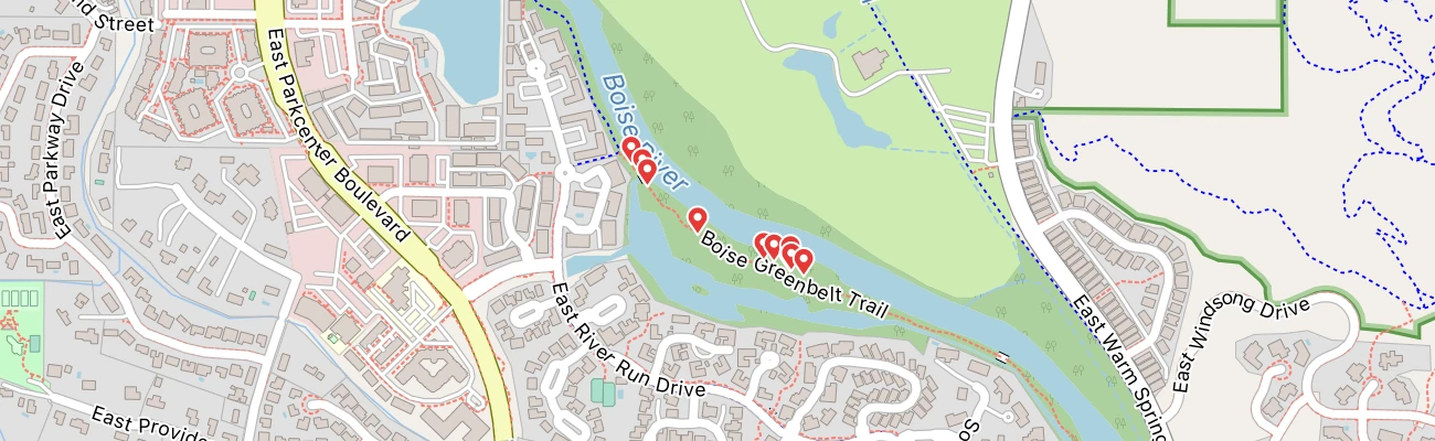 Map of photo locations