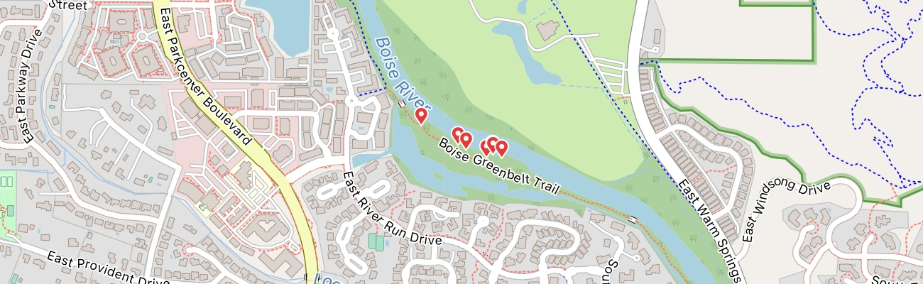 Map of photo locations