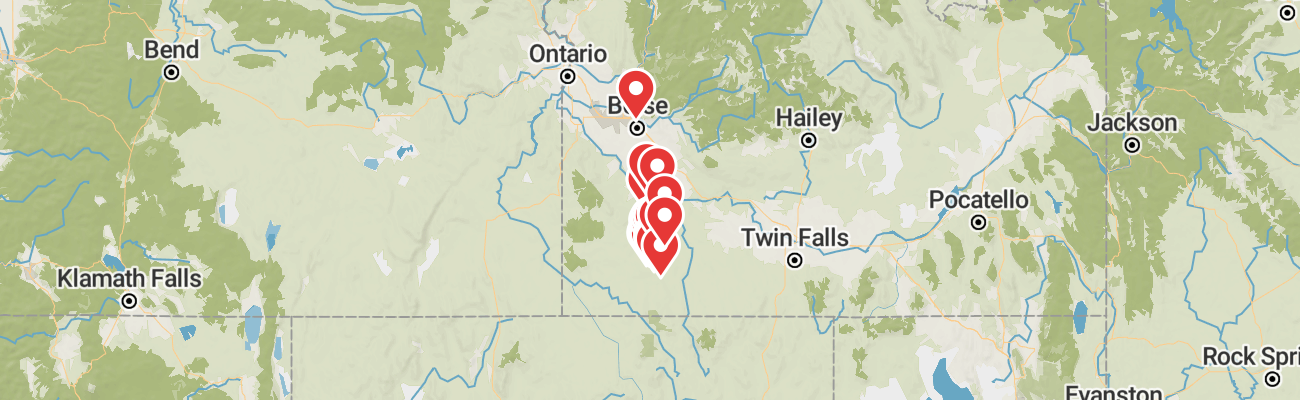 Map of photo locations