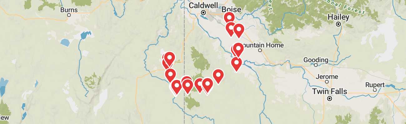 Map of photo locations