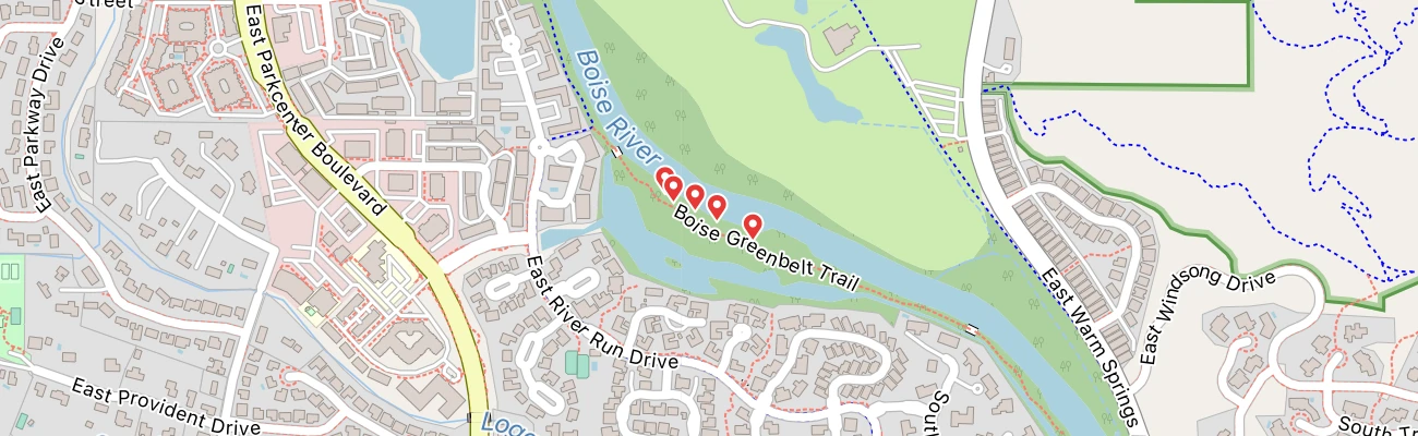 Map of photo locations