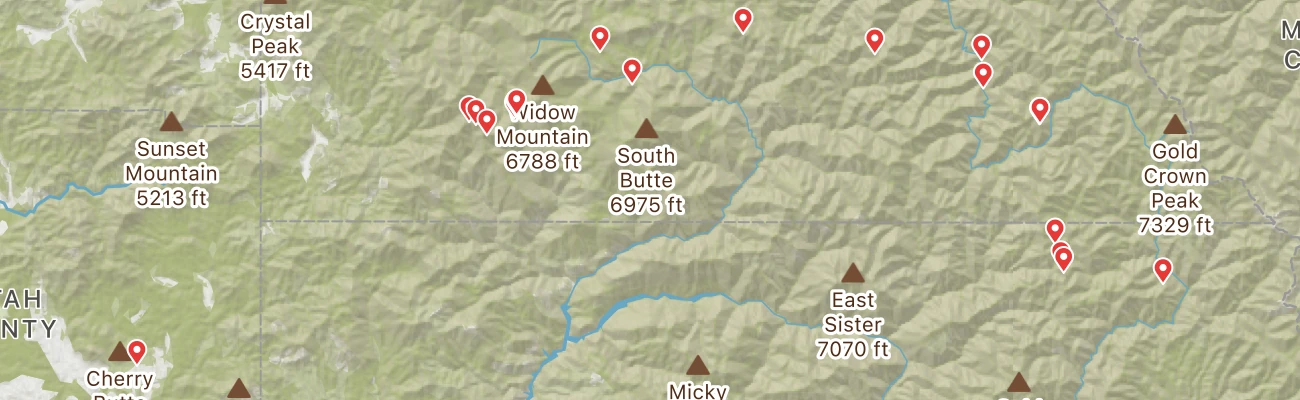 Map of photo locations