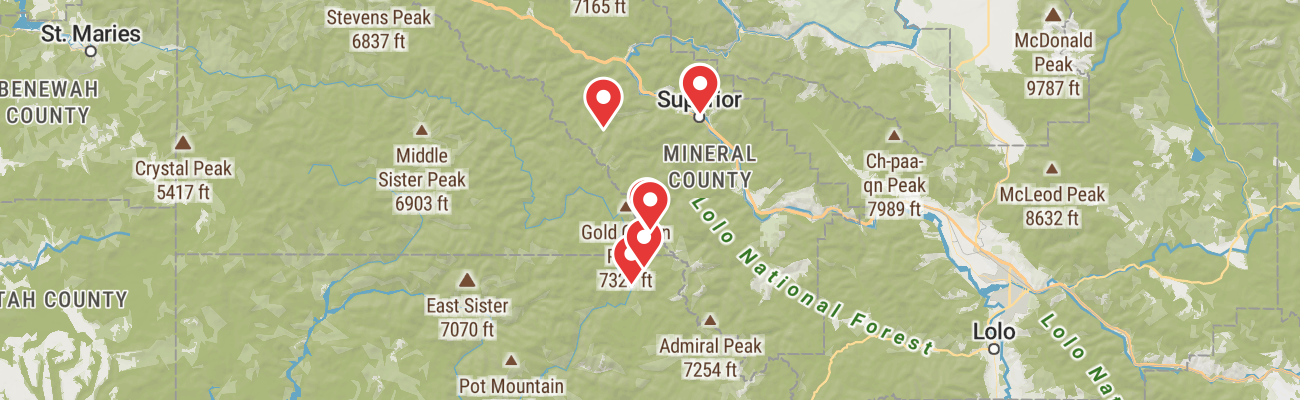 Map of photo locations