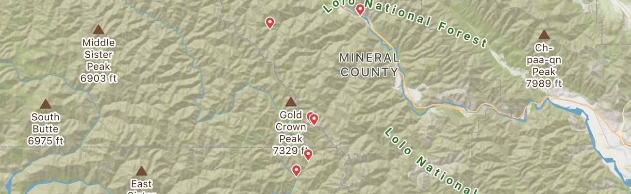 Map of photo locations