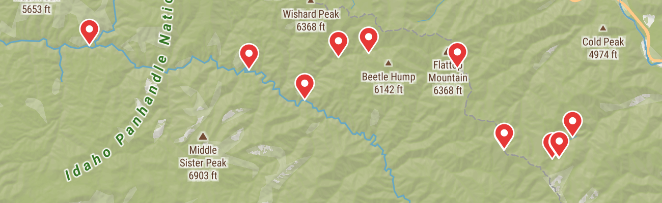 Map of photo locations
