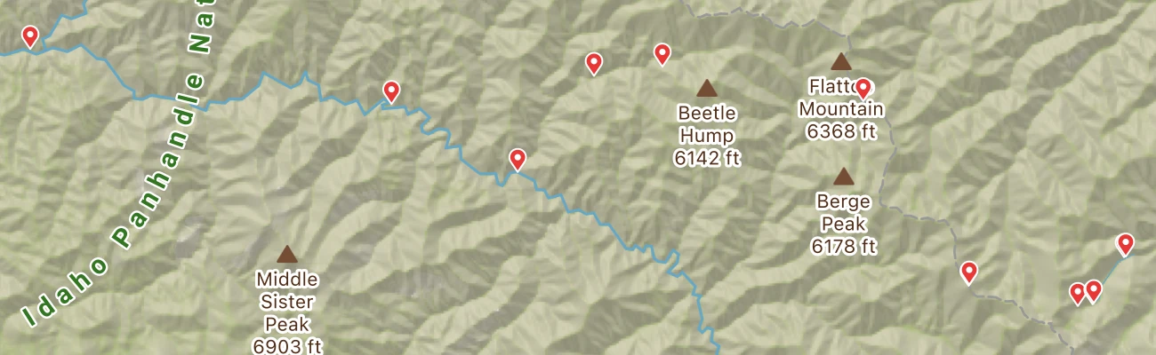 Map of photo locations