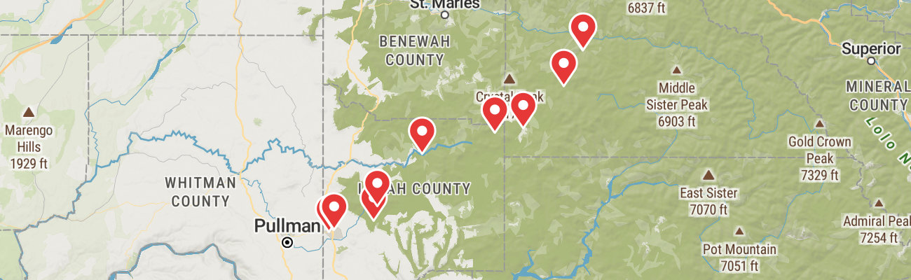 Map of photo locations