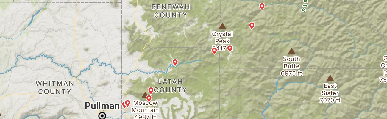 Map of photo locations