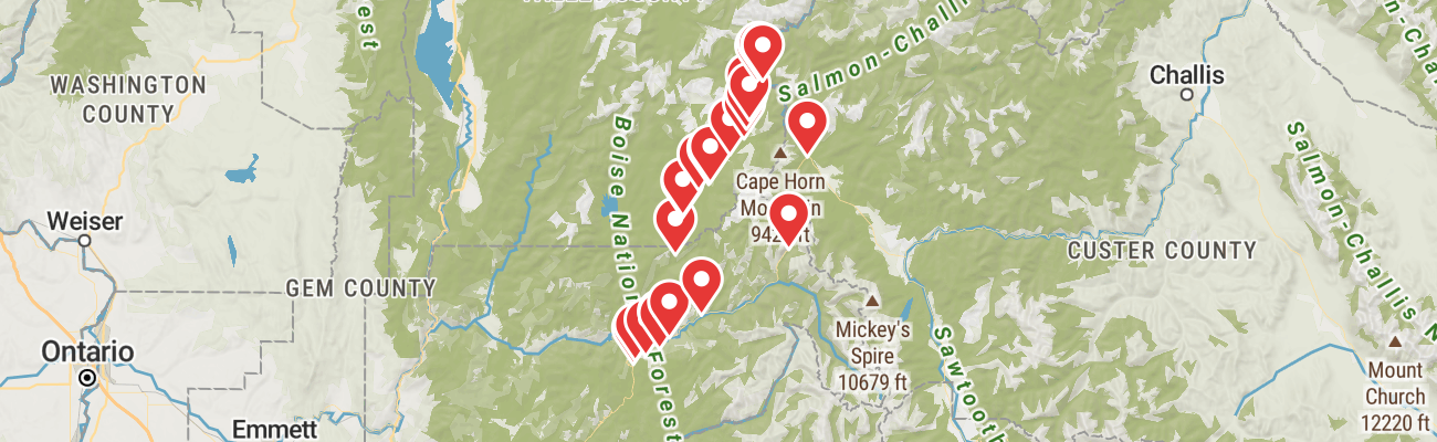 Map of photo locations