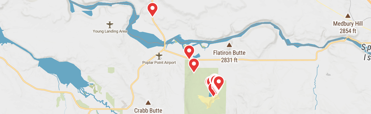 Map of photo locations