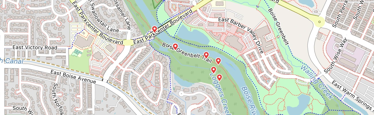 Map of photo locations