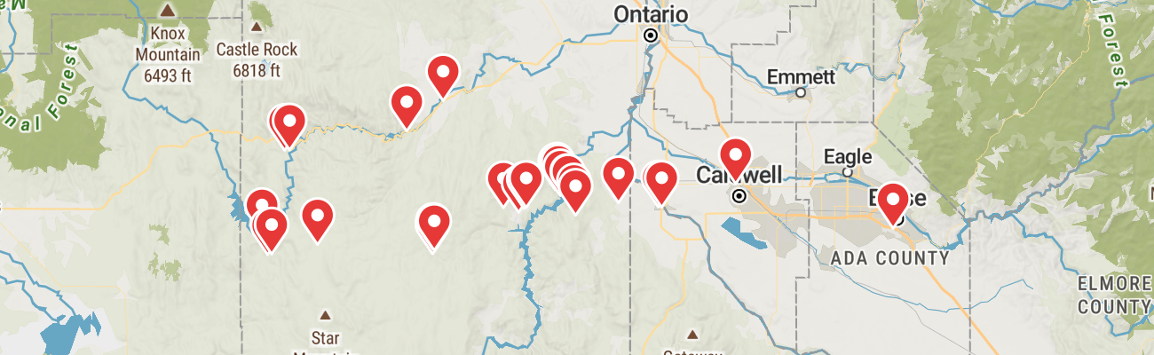 Map of photo locations