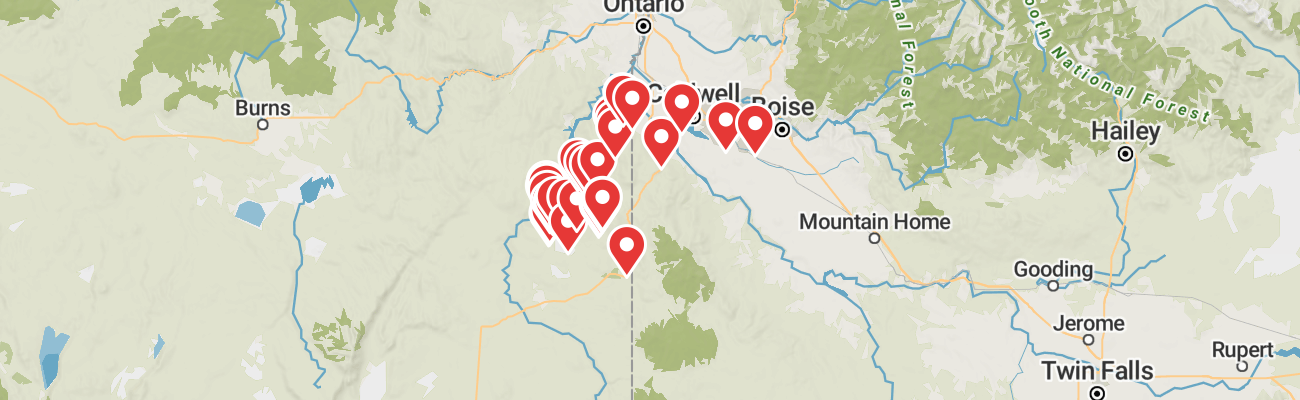 Map of photo locations