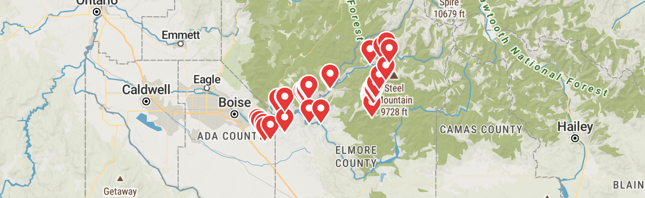 Map of photo locations