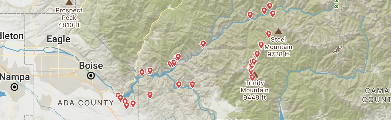 Map of photo locations