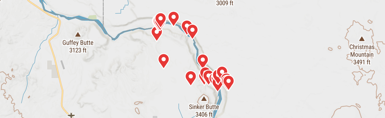 Map of photo locations