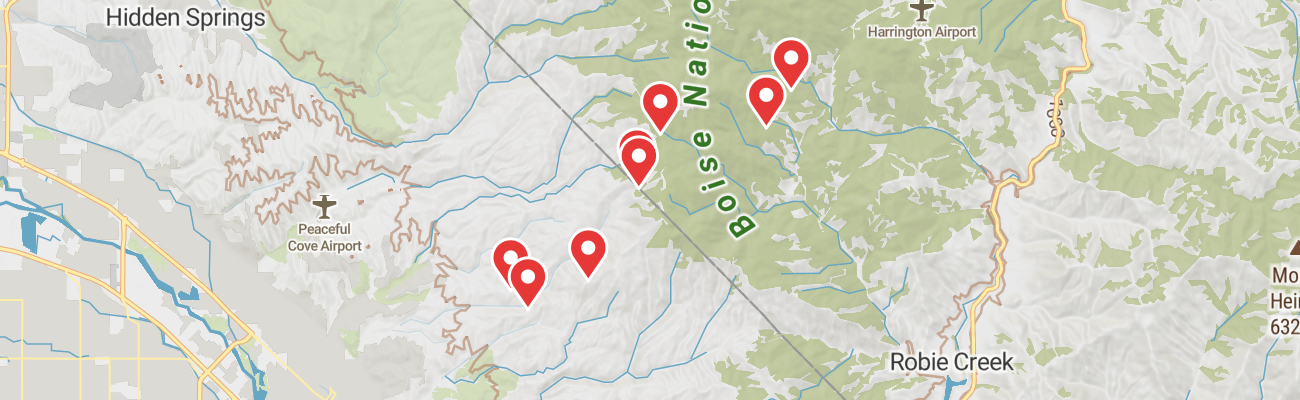 Map of photo locations