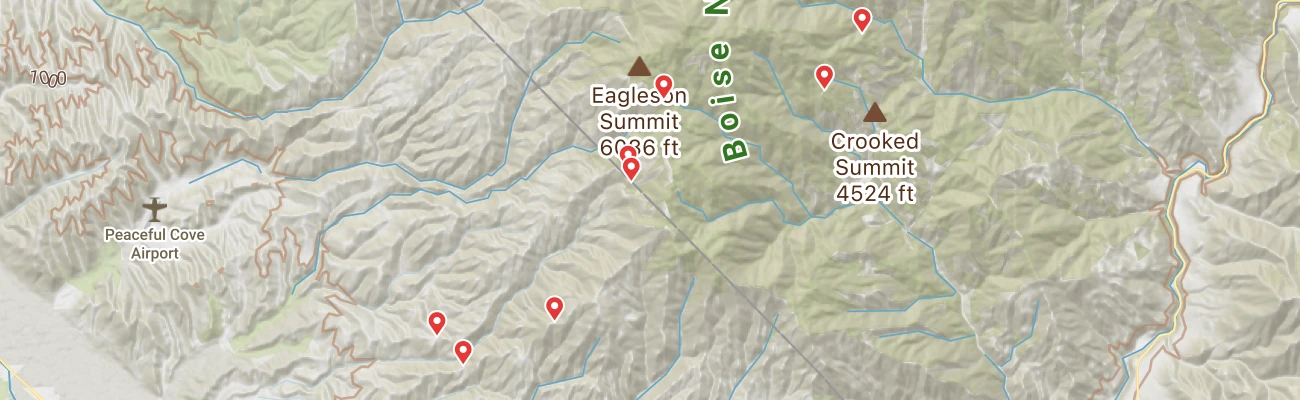 Map of photo locations